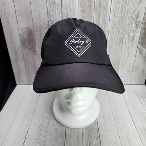 Hurley Women's Black Cancun Runner Hat with Adjustable OS Strap